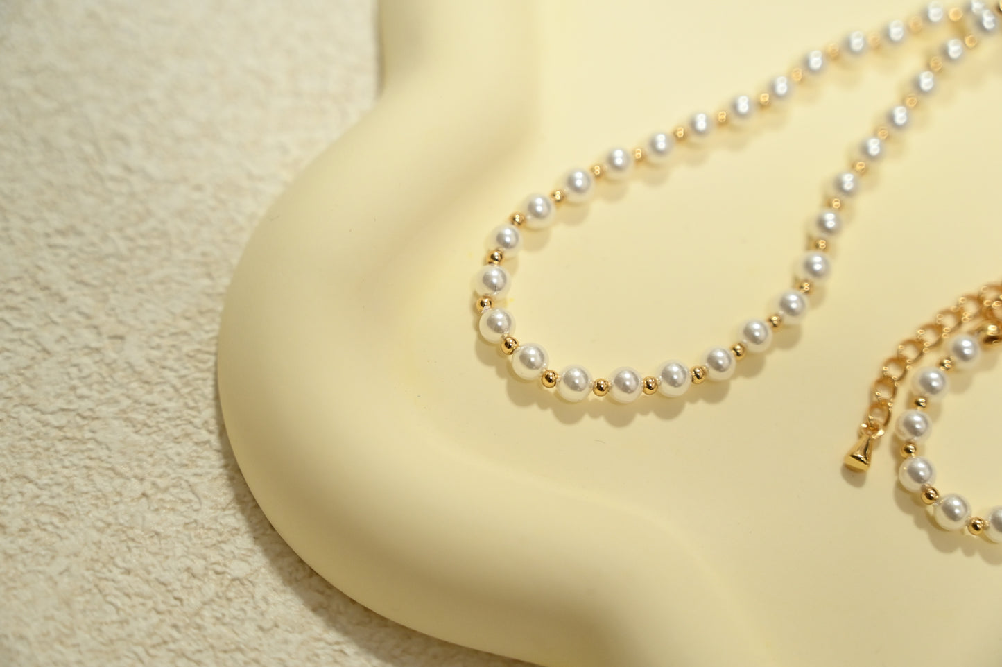 項鏈|純銀配細正圓貝珠Choker