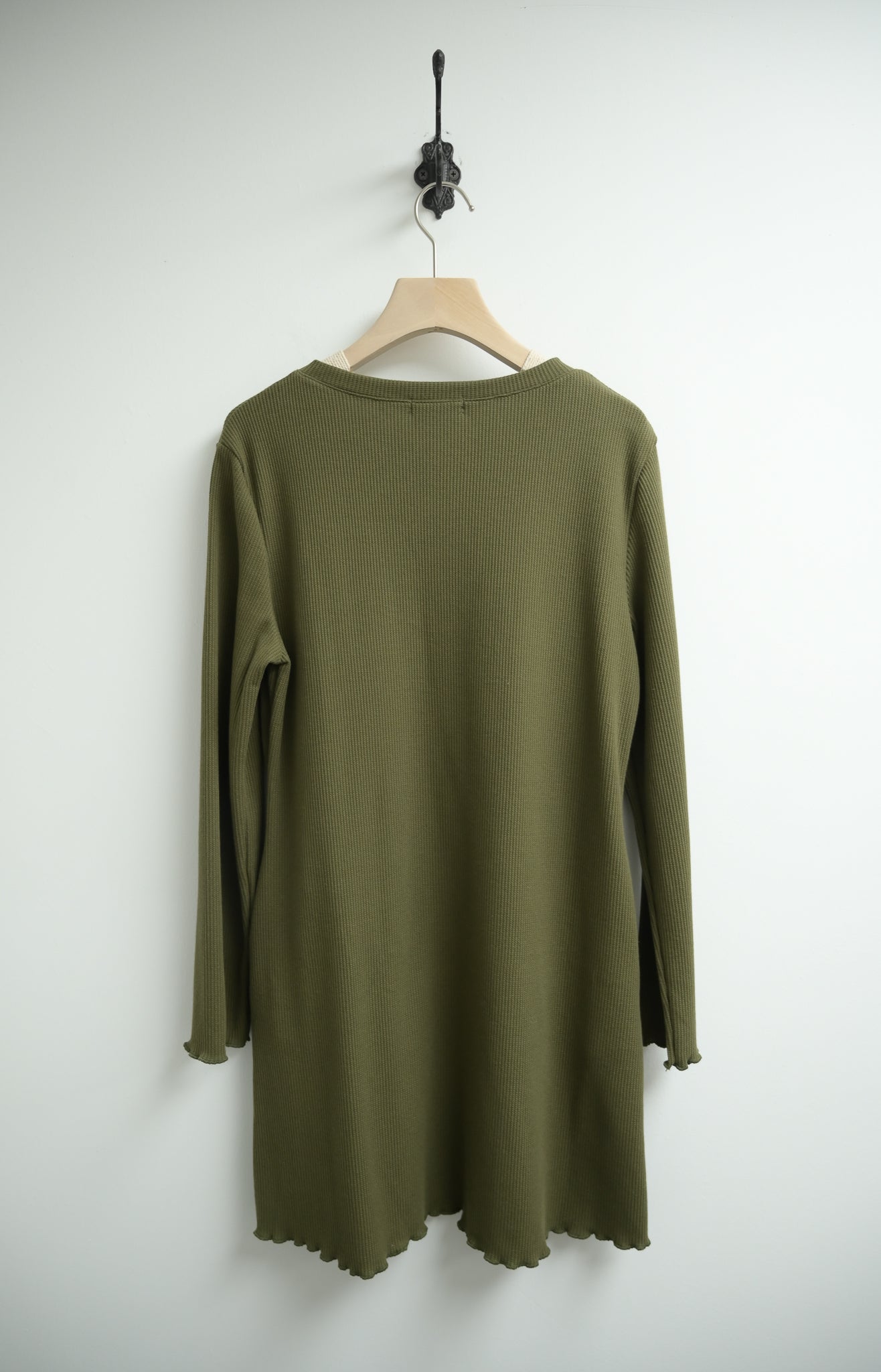 花花鈕窩夫連身裙 兩色入 EA231108