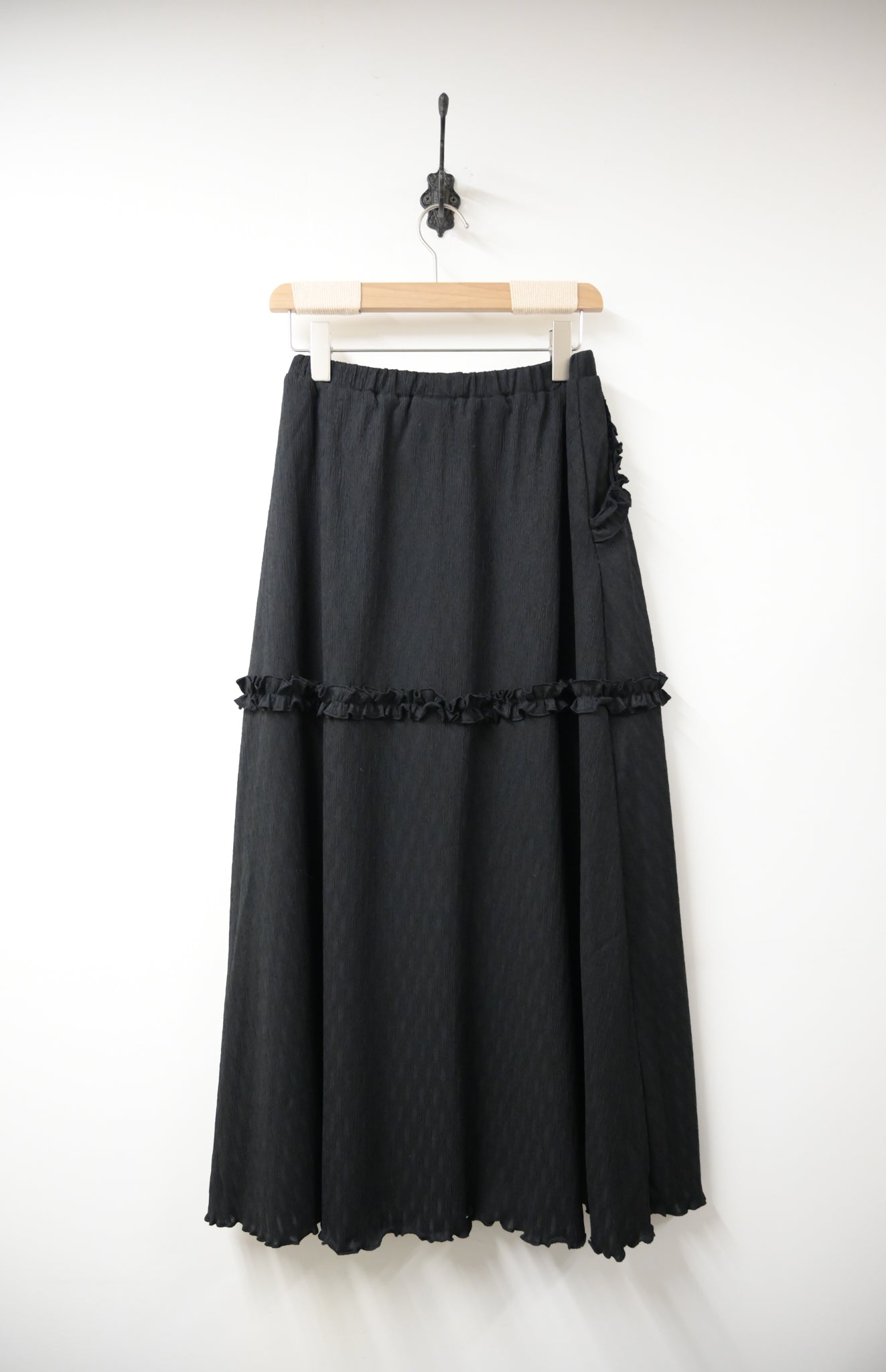 Ruffle拼邊半身裙 3色入 W10103