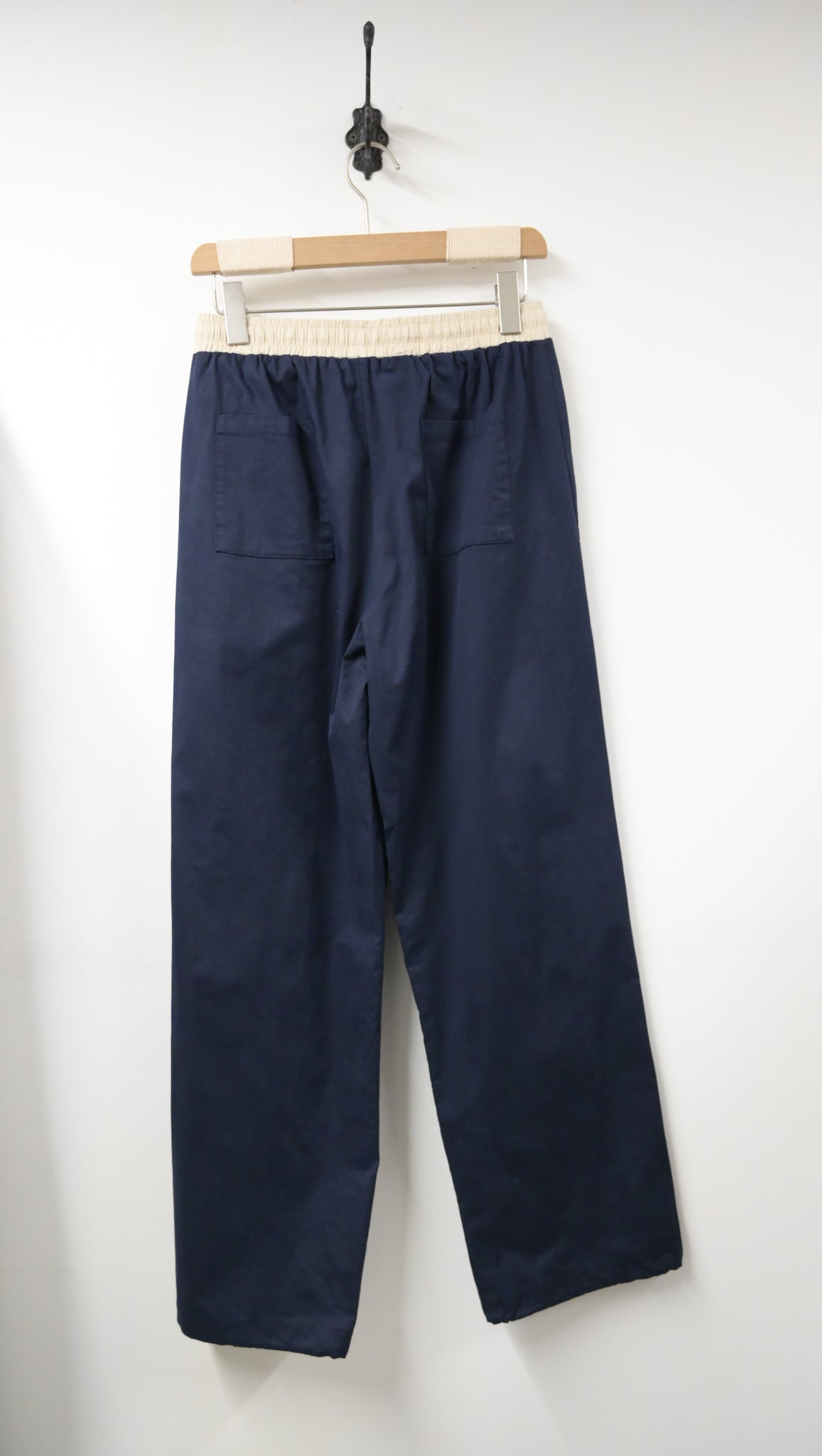 夏季・拼腰束邊棉料長褲 2色入 1S80512