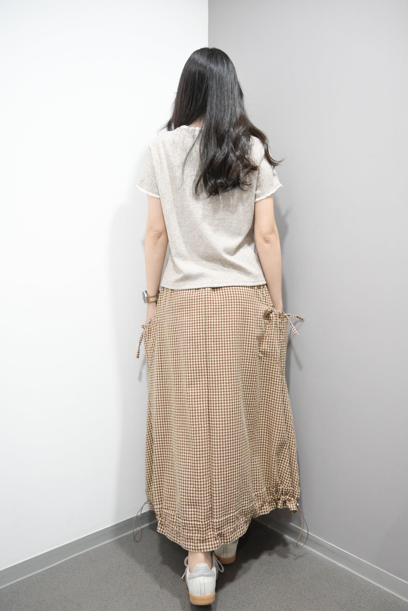綑邊坑紋上衣 3色入 S50514