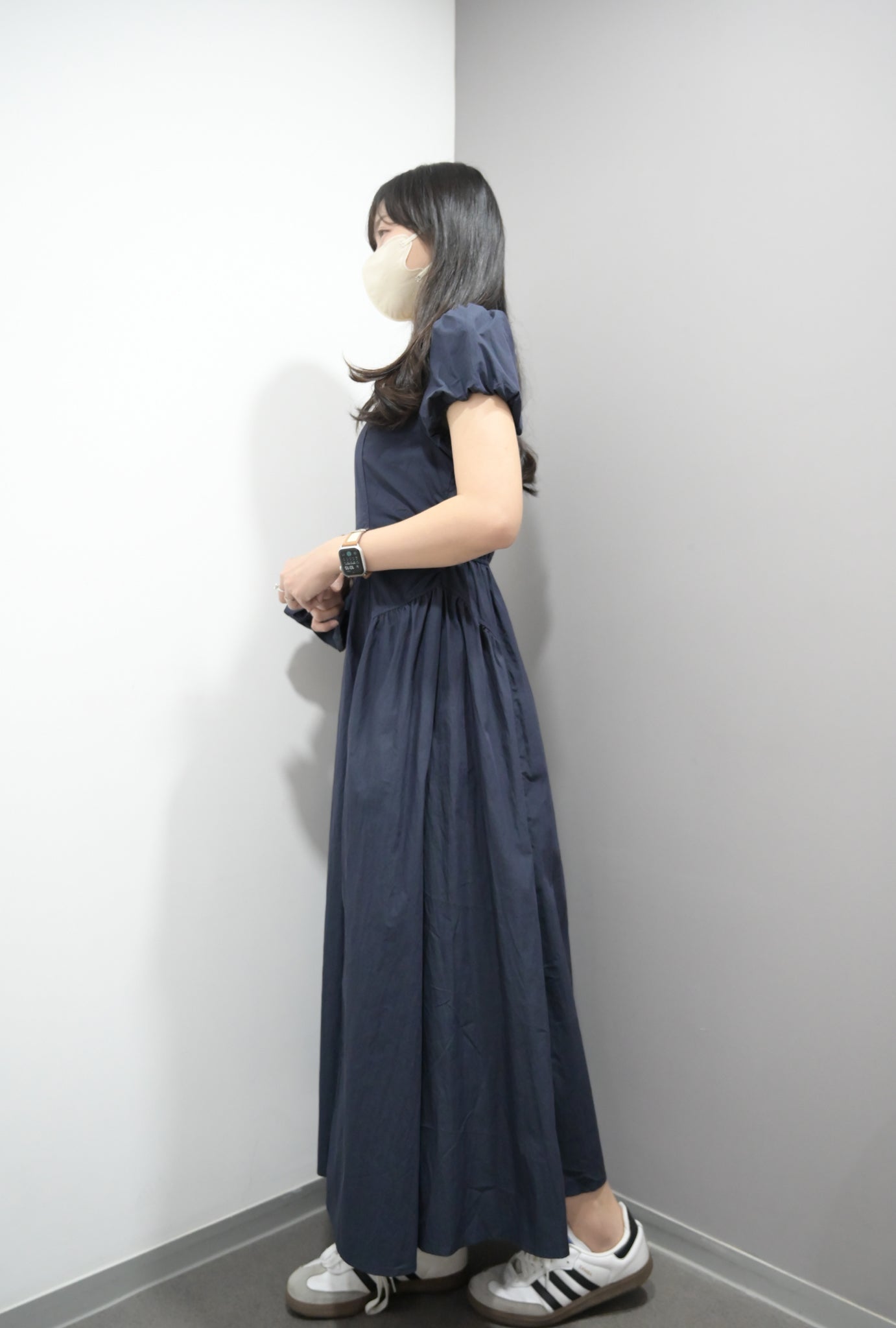 超修腰連身裙連髮圈 2色入 S60520