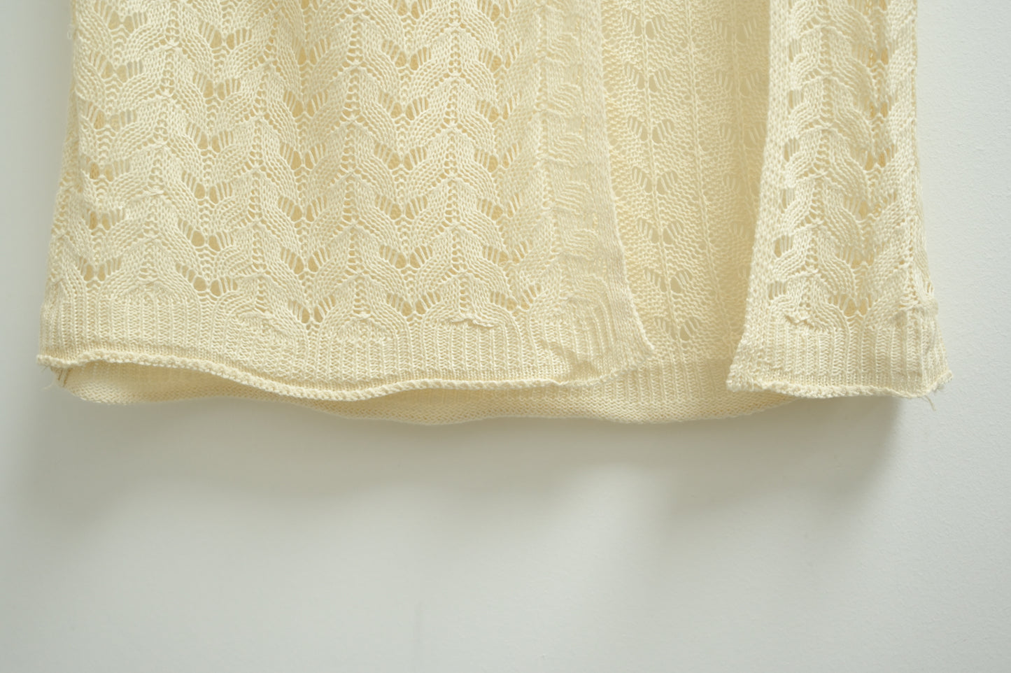 KR直送 開差勾花長罩衫 兩色入 KR070506