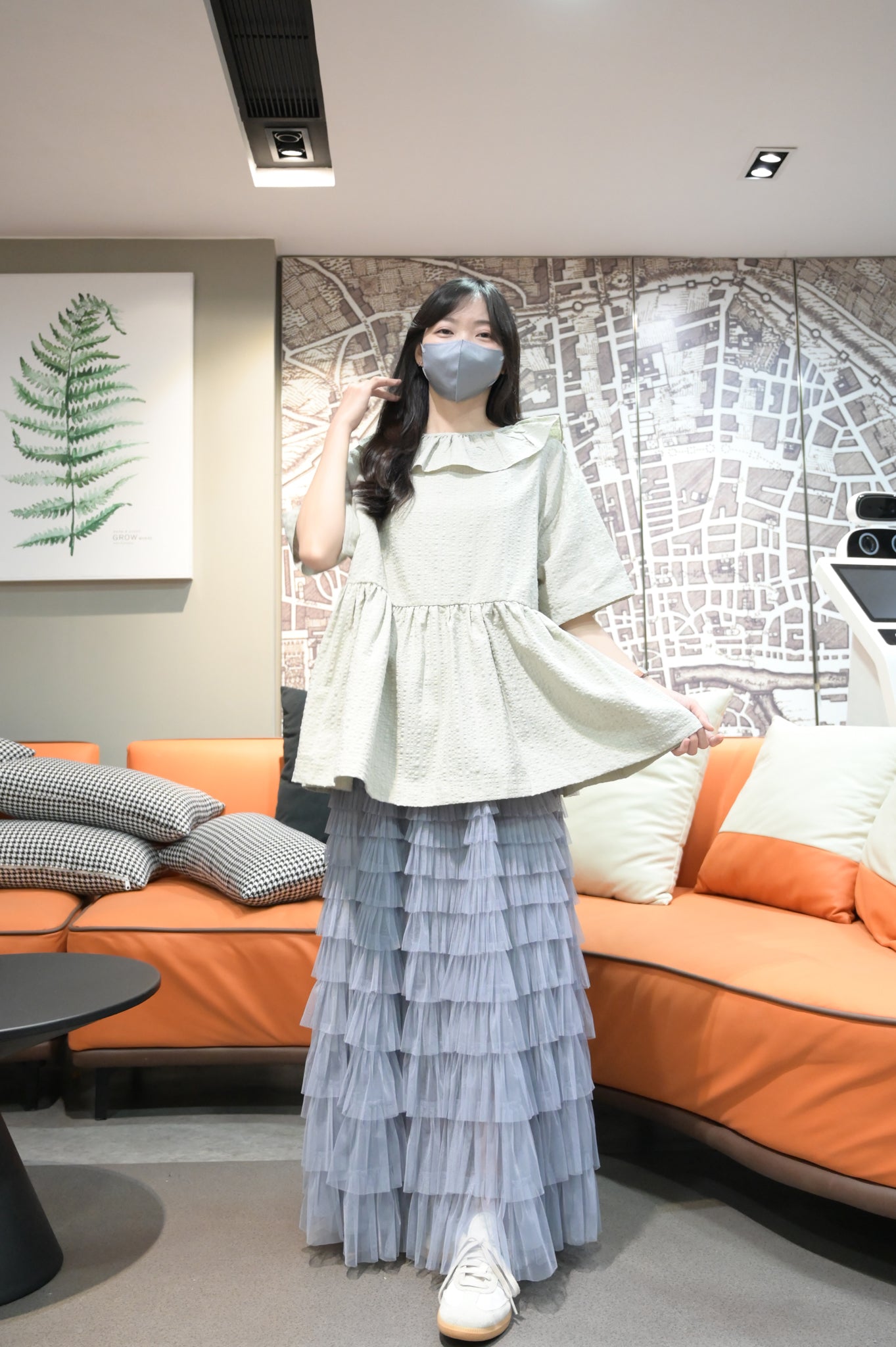2-WAYS 日系大領娃娃格紋上衣 4色入 S10612