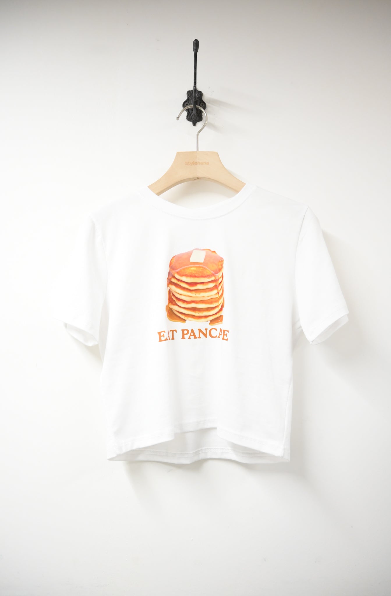 KR直送 Pancake Print Cropped Tee 3色入 S90618