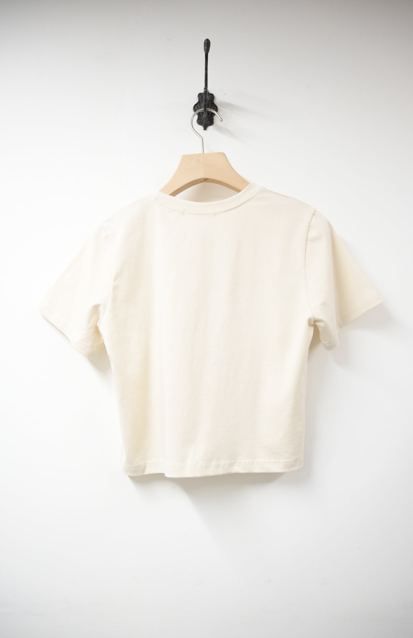 KR直送 Pancake Print Cropped Tee 3色入 S90618