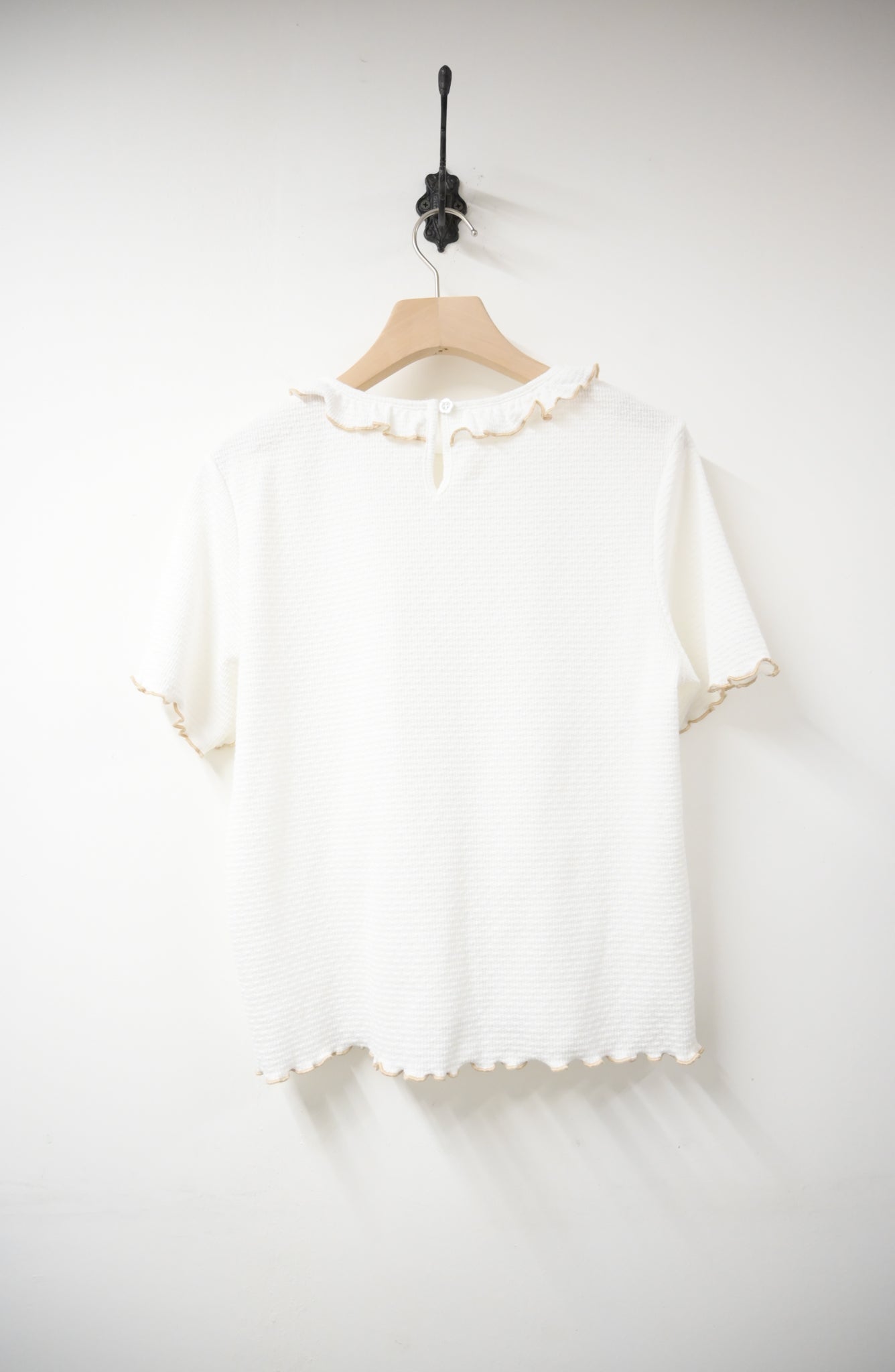 Ruffle BB領粒粒上衣 4色入 S10729