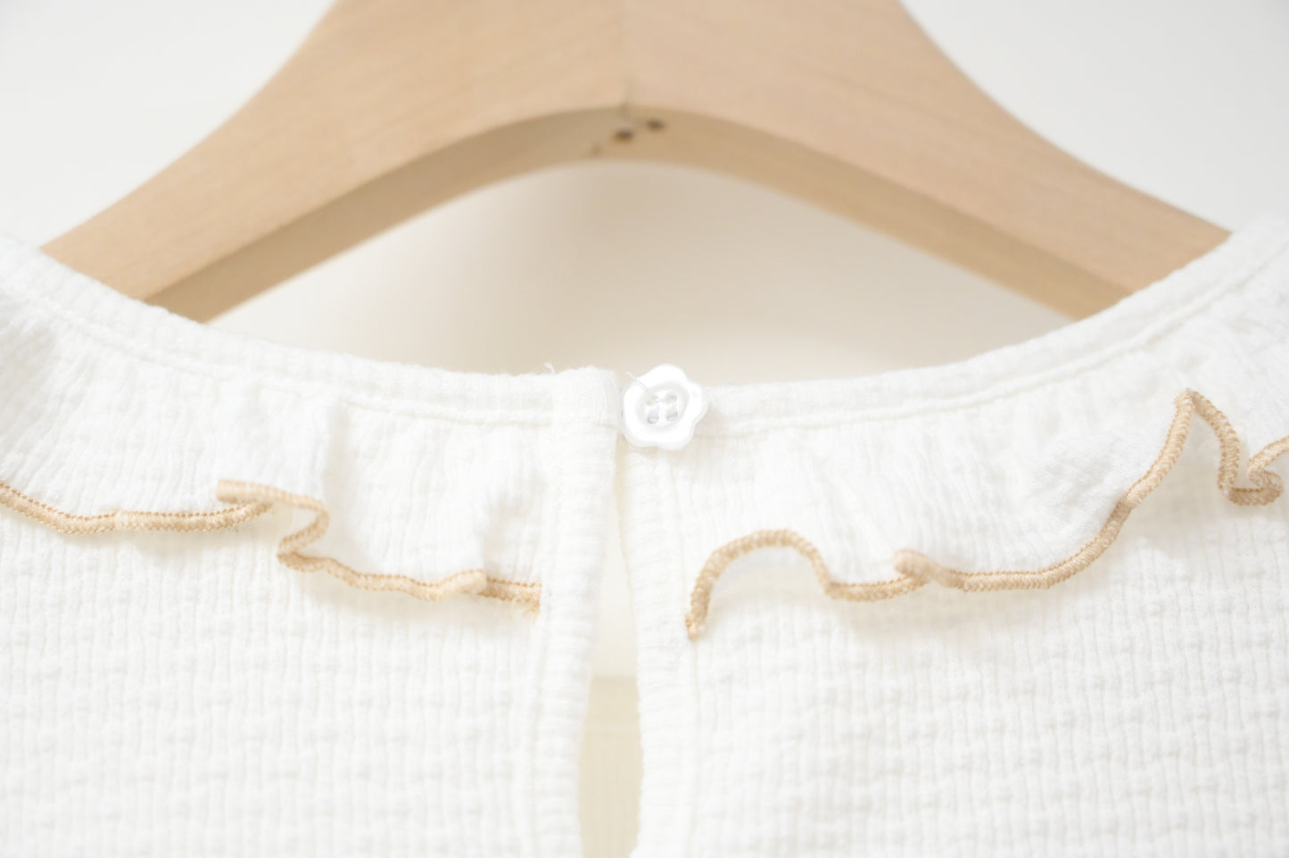 Ruffle BB領粒粒上衣 4色入 S10729