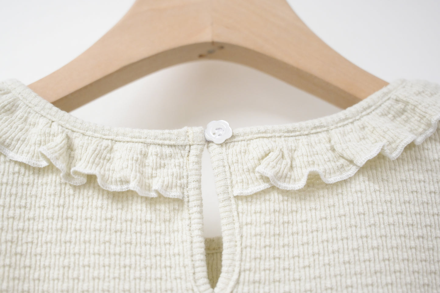 Ruffle BB領粒粒上衣 4色入 S10729