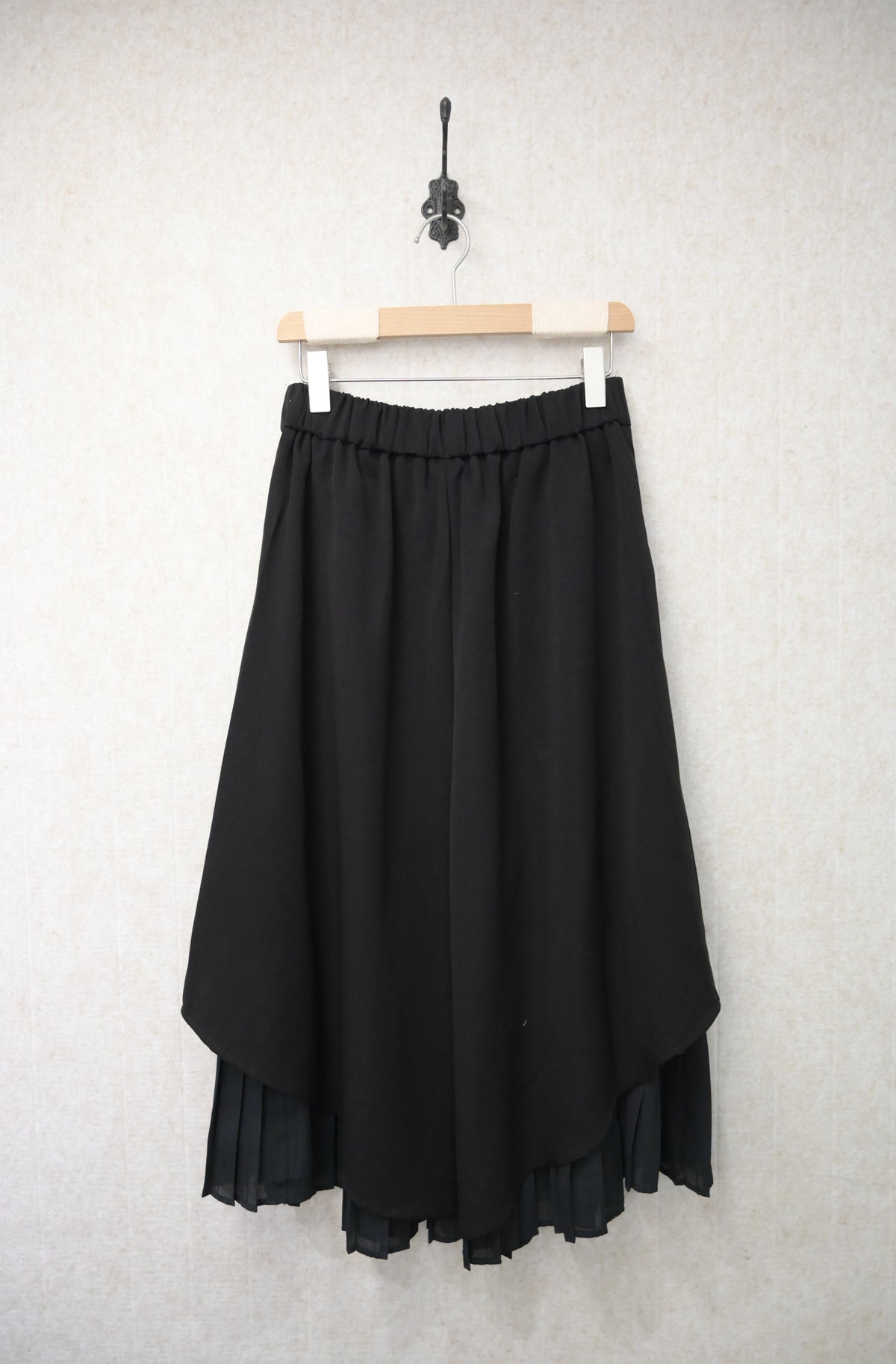 初秋・假兩件兩層百褶褲 2色入 2W21030