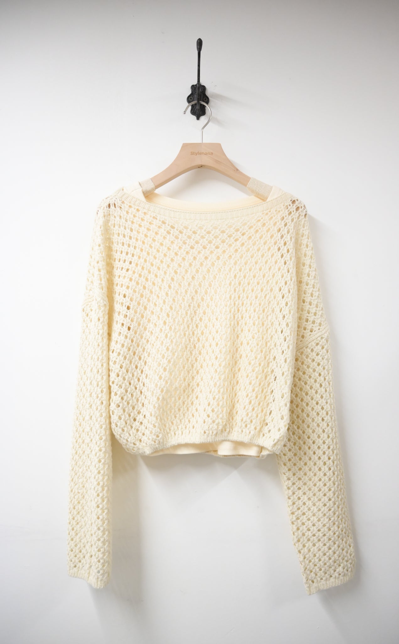 初秋・親膚線衫配背心兩件套 2色入 1W61017