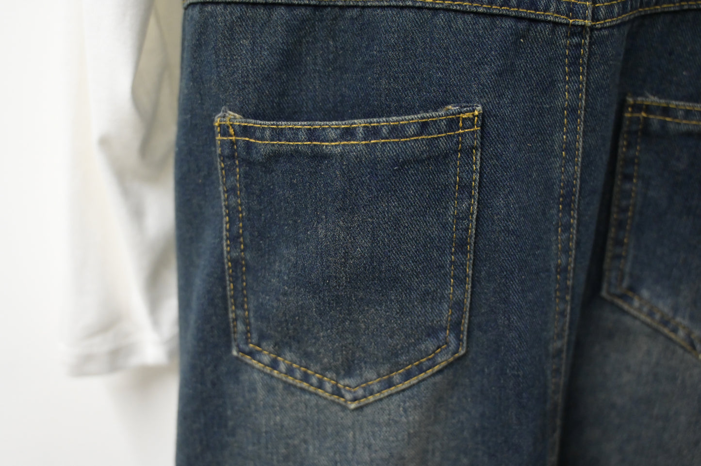 洗水牛仔背心裙連BELT及素色TEE 3件SET 2色入 W3112606