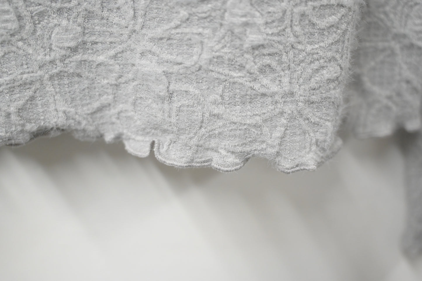 秋冬・暗紋花花超彈布料上衣 2色入 1W11235