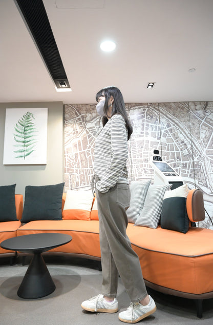 秋冬．厚版明線抽繩長褲 3色入 1W81107