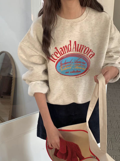 KR直送 Aurora 加絨衛衣 1W91137