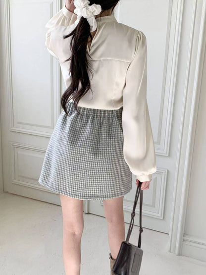 KR直送 千烏格短裙褲 2色入 1W91209