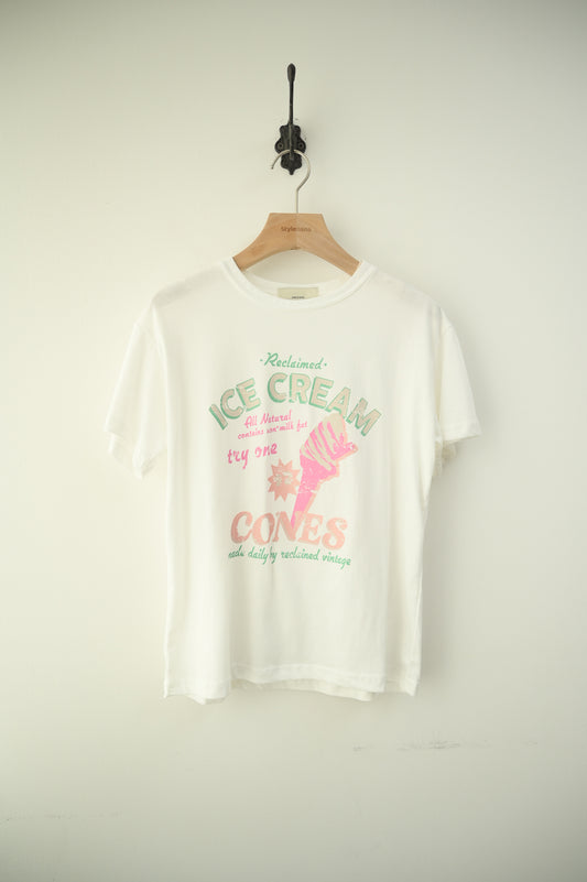 KR直送 夏日Ice-cream Print Tee 兩色入