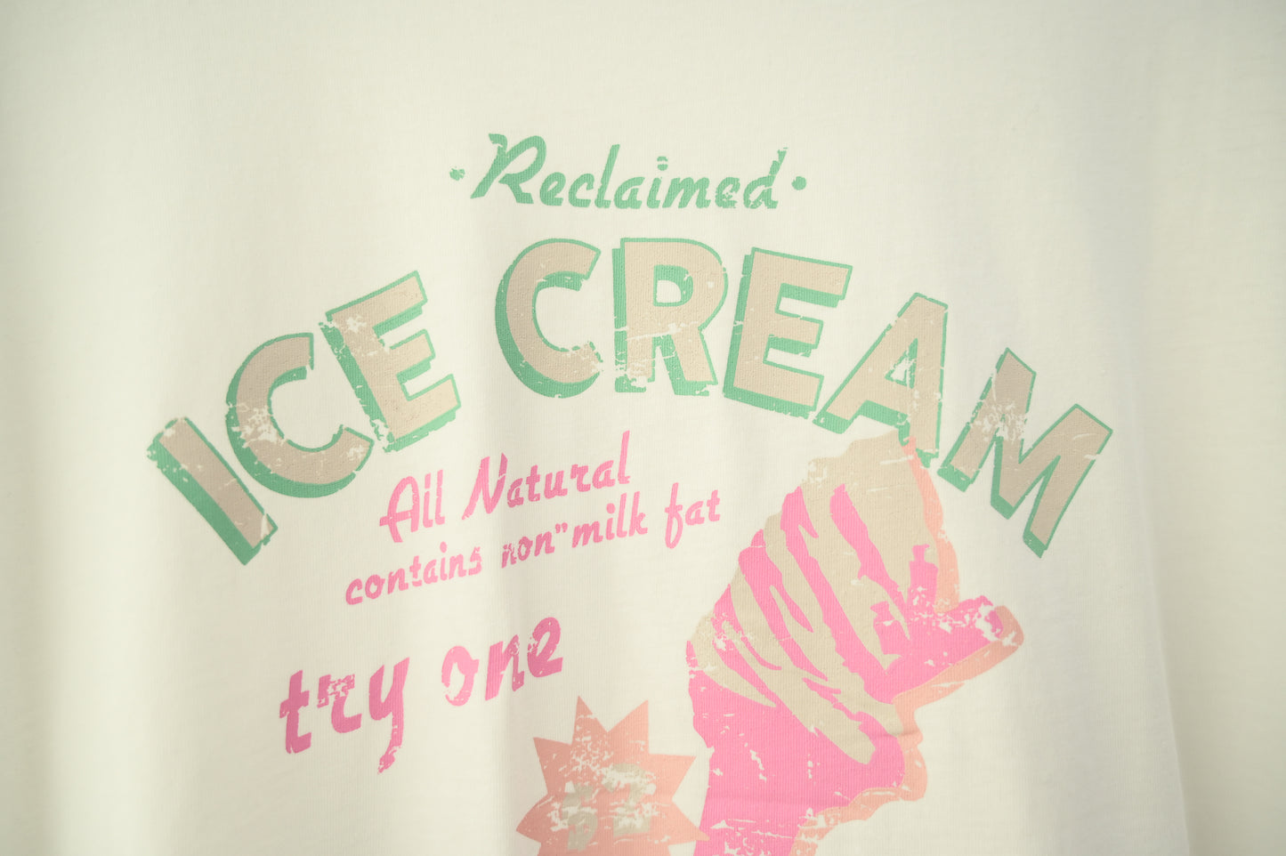 KR直送 夏日Ice-cream Print Tee 兩色入