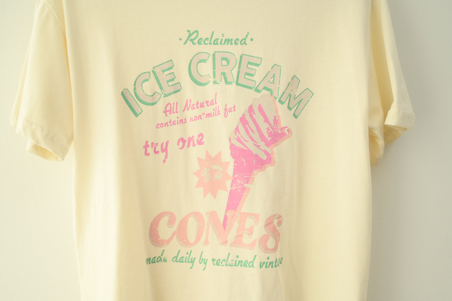 KR直送 夏日Ice-cream Print Tee 兩色入