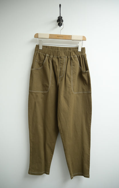 明線四季棉質九分褲 四色入 GR090203