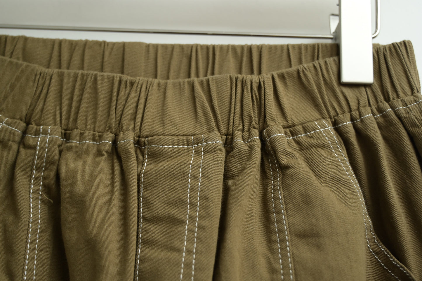 明線四季棉質九分褲 四色入 GR090203