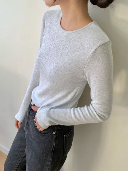 KR直送 Basic彈性上衣 6色入 1W91148