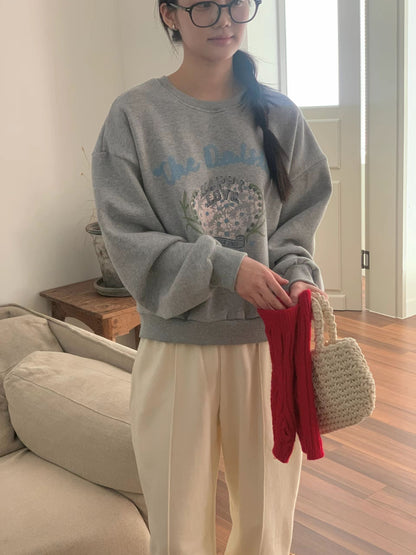 KR直送 The Daisies 加絨衛衣 1W91139