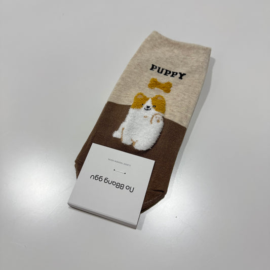 KR直送 Puppy短襪 2色入