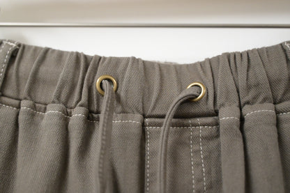 秋冬．厚版明線抽繩長褲 3色入 1W81107