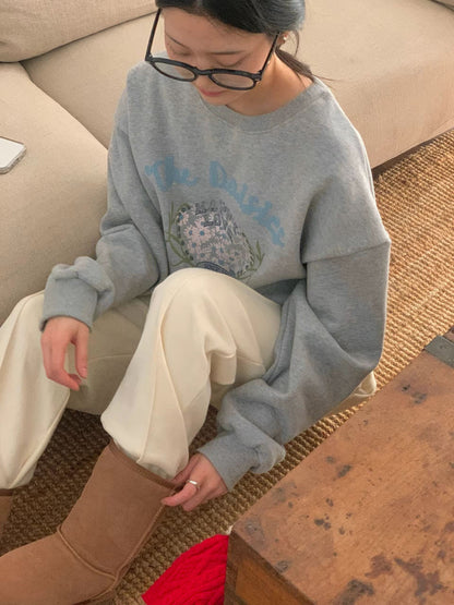 KR直送 The Daisies 加絨衛衣 1W91139