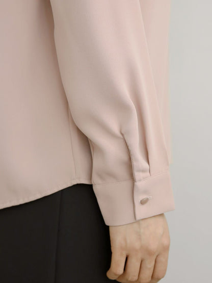 KR直送．扭紋雪紡上衣 2色入 1W91113