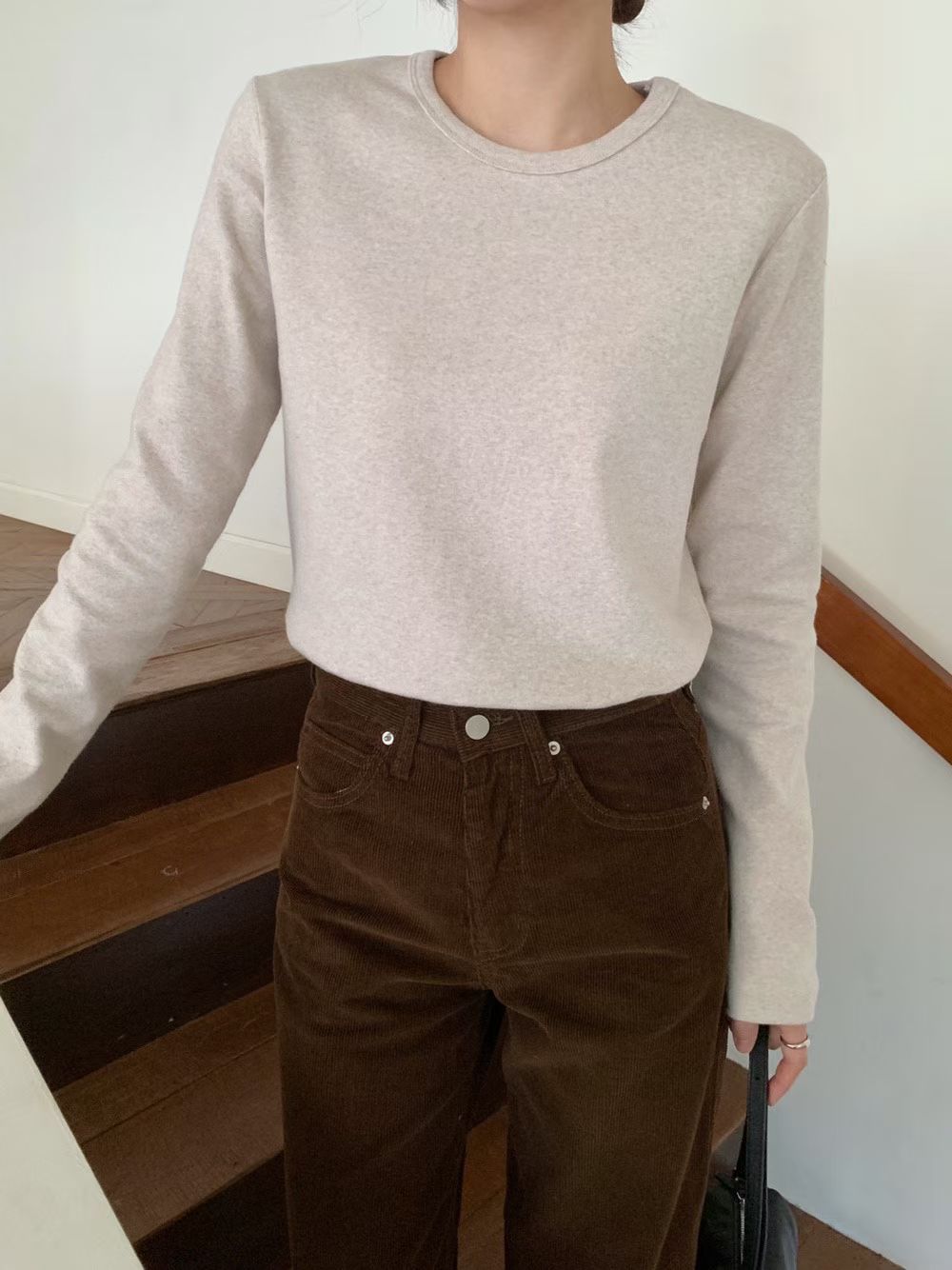 KR直送 厚實感純棉上衣 7色入 1W91150