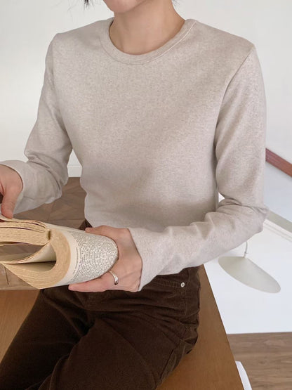 KR直送 厚實感純棉上衣 7色入 1W91150