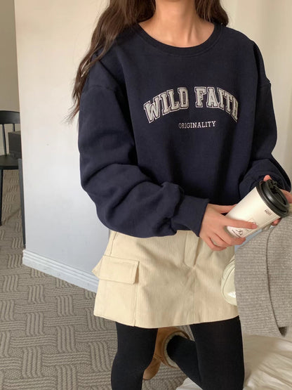 KR直送 FAITH 加絨衛衣 1W91136