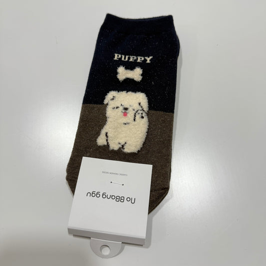 KR直送 Puppy短襪 2色入