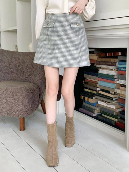 KR直送 千烏格短裙褲 2色入 1W91209