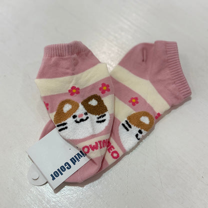 KR直送 貓貓短襪 兩色入