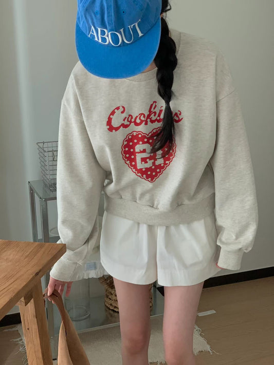 KR直送．Cookies 衛衣 2色入 1W90122