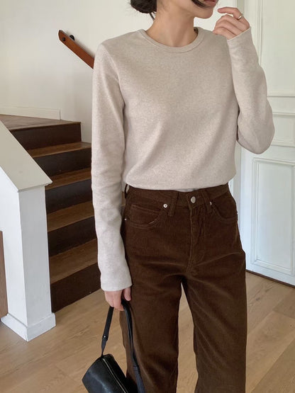 KR直送 厚實感純棉上衣 7色入 1W91150