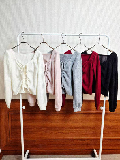 KR直送 2-Ways 束繩上衣 3色入 1W91211