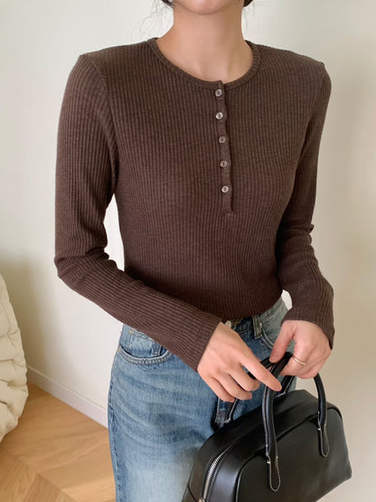 KR直送 亨利領坑紋上衣 4色入 1W91149