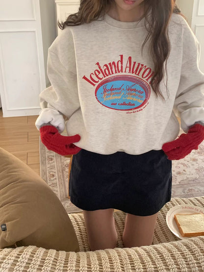 KR直送 Aurora 加絨衛衣 1W91137