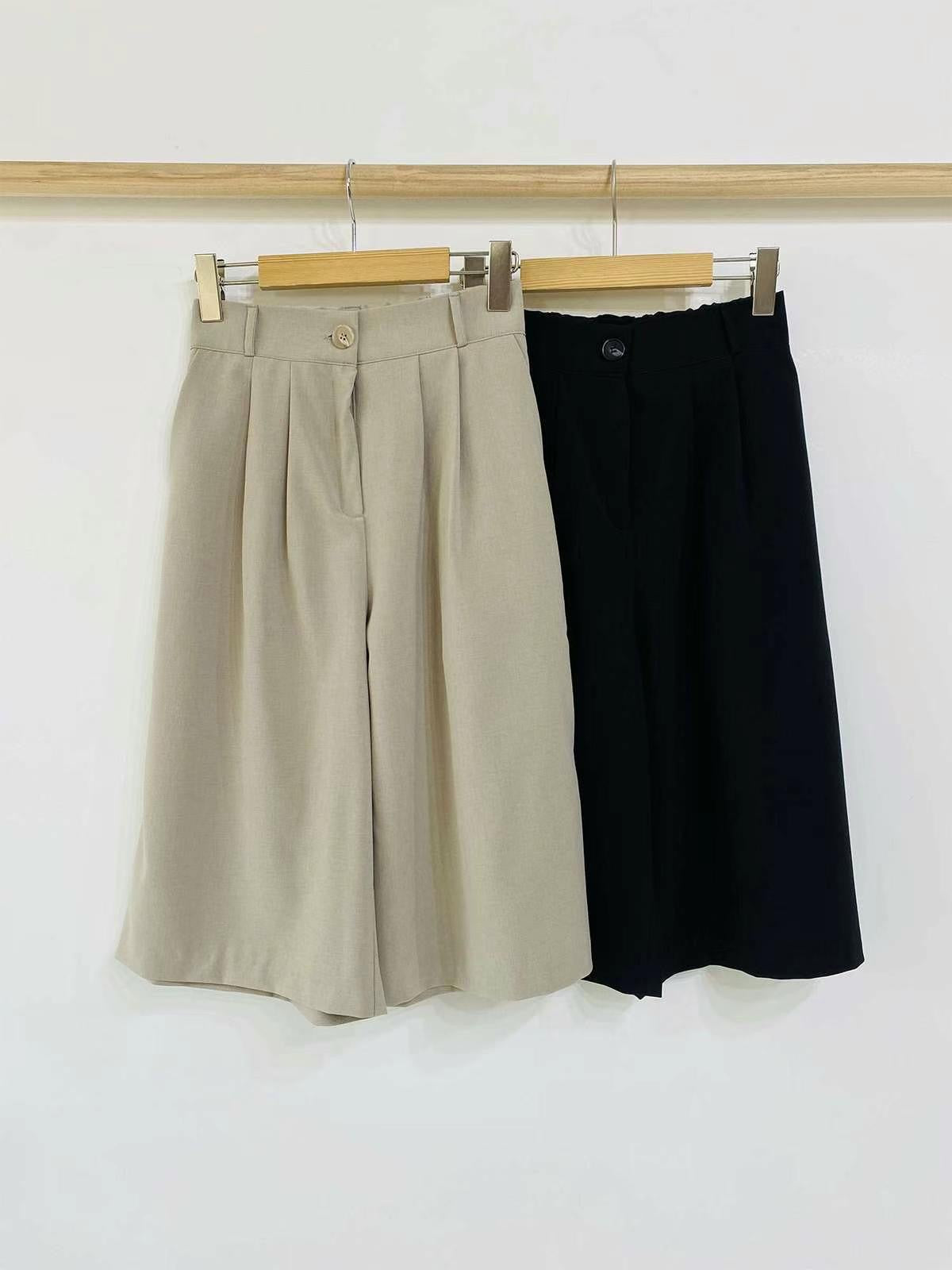 KR直送 西裝料三個骨褲 2色入 S90621