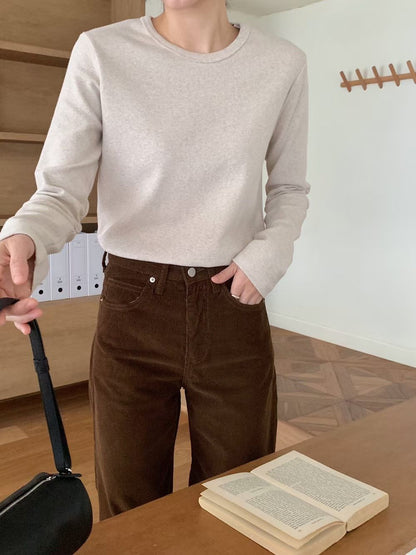 KR直送 厚實感純棉上衣 7色入 1W91150