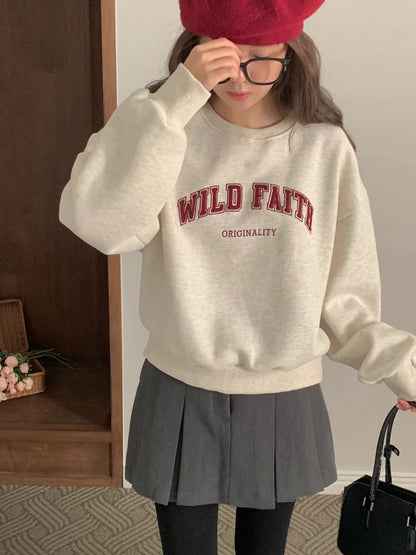 KR直送 FAITH 加絨衛衣 1W91136