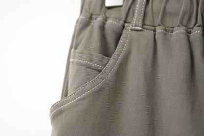 秋冬．厚版明線抽繩長褲 3色入 1W81107