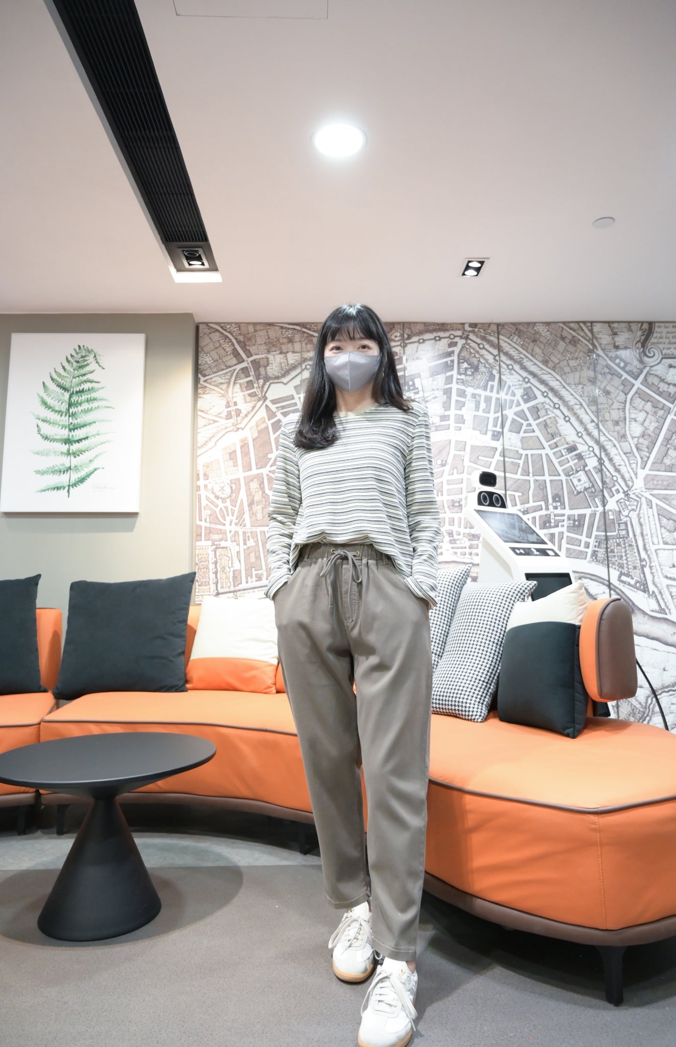 秋冬．厚版明線抽繩長褲 3色入 1W81107