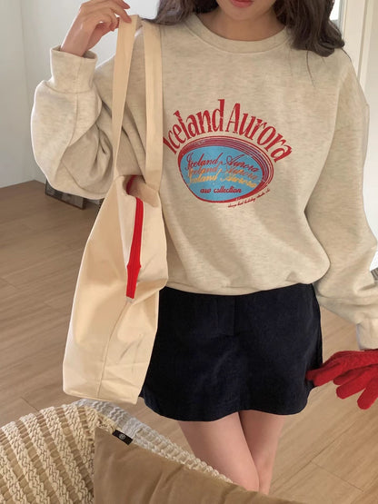 KR直送 Aurora 加絨衛衣 1W91137