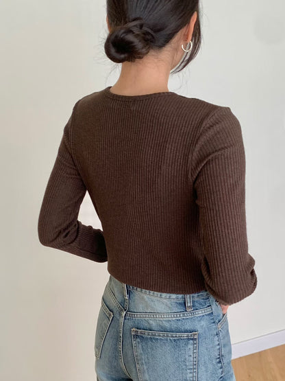 KR直送 亨利領坑紋上衣 4色入 1W91149