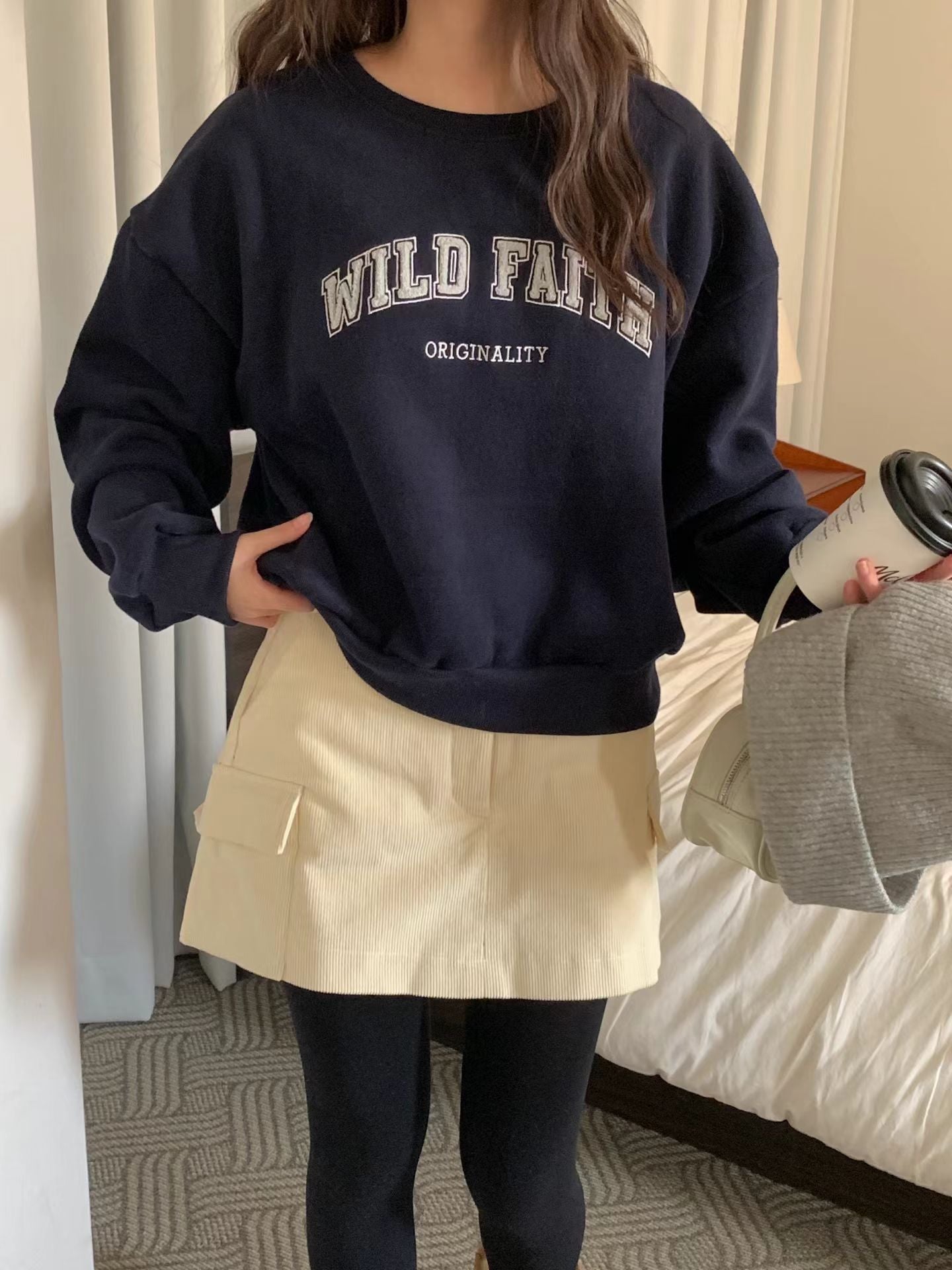 KR直送 FAITH 加絨衛衣 1W91136